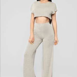 HIGHWAISTED SWEAT PANTS &MATCHING TOP Fashion Nova